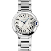 Cartier Ballon Bleu De Cartier Silver Dial Silver Steel Strap Watch for Women - WSBB0048
