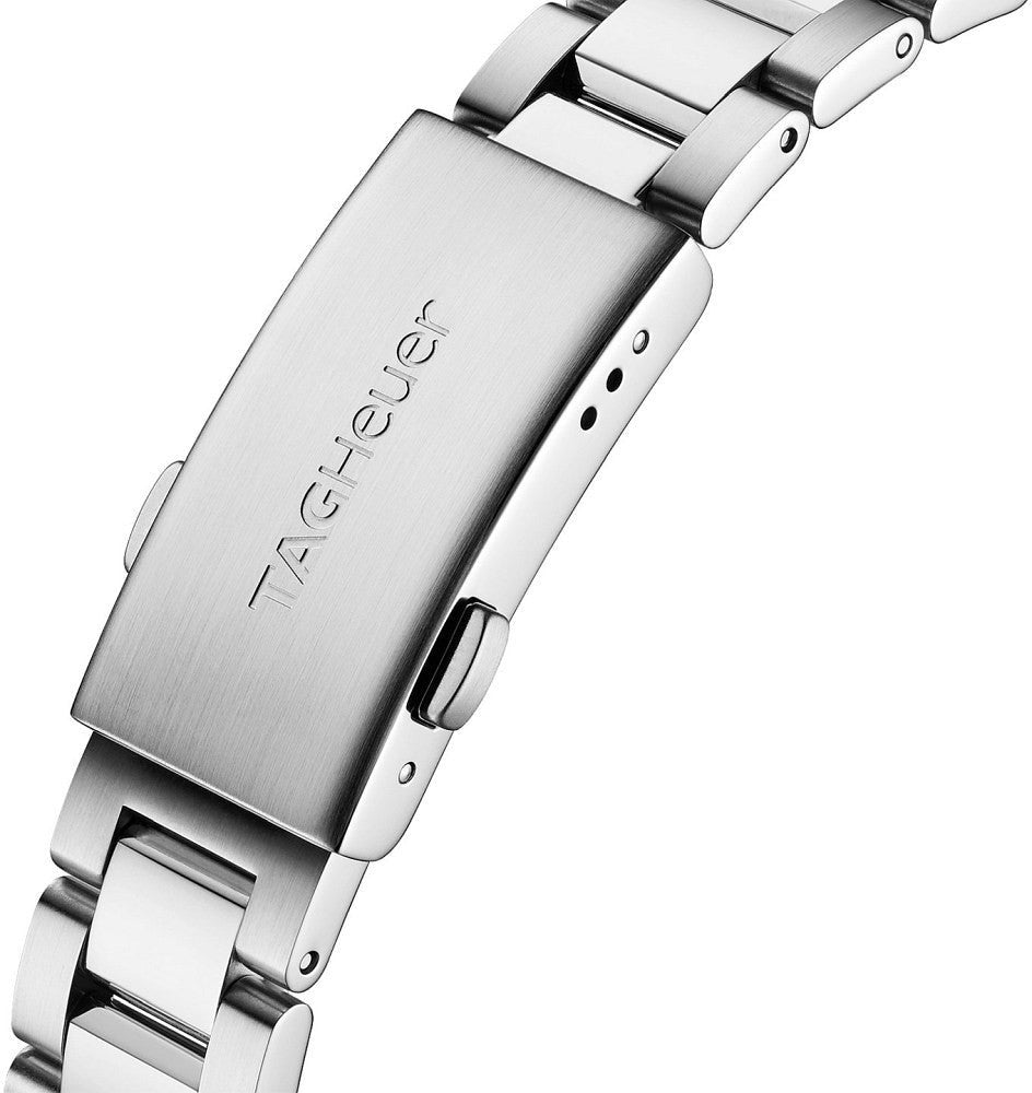 Tag Heuer Aquaracer Diamonds Emerald Green Dial Silver Steel Strap