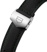 Tag Heuer Formula 1 Calibre 16 Automatic Chronograph Green Dial Black Leather Strap Watch for Men - CAZ2016.FC6473