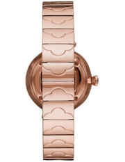 Emporio Armani Mother of Pearl Dial Rose Gold Steel Strap Watch For Women - AR11236