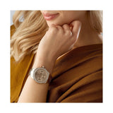 Hugo Boss Premiere Rose Gold Dial Rose Gold Steel Strap Watch for Women - 1502443
