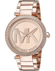 Michael Kors Parker Rose Gold Dial Rose Gold Steel Strap Watch for Women - MK5865