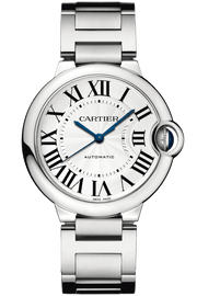 Cartier Ballon Bleu De Cartier Silver Dial Silver Steel Strap Watch for Women - WSBB0048