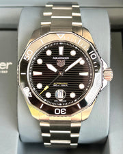 Tag Heuer Aquaracer Professional 300 Automatic Black Dial Silver Steel Strap Watch for Men - WBP201A.BA0632