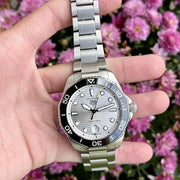 Tag Heuer Aquaracer Professional 300 Automatic Silver Dial Silver Steel Strap Watch for Men - WBP201C.BA0632