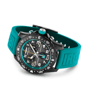 Breitling Endurance Pro Ironman 70.3 World Championship Grey Dial Turquoise Rubber Strap Watch for Men - X823105C1M1S1