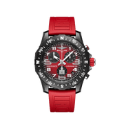Breitling Endurance Pro Ironman Red Dial Red Rubber Strap Watch for Men - X823109A1K1S1