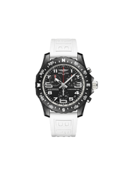 Breitling Endurance Pro Black Dial White Rubber Strap Watch for Men - X82310A71B1S1
