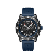Breitling Endurance Pro Black Dial Blue Rubber Strap Watch for Men - X82310D51B1S1