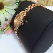 Marc Jacobs Henry Rose Gold Dial Rose Gold Steel Strap Watch for Women - MBM3278