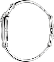Gucci Horsebit Collection Quartz Brown Dial Silver Steel Strap Watch For Women - YA139501