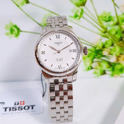Tissot Le Locle Automatic Silver Dial Silver Steel Strap Watch For Women - T006.207.11.038.00