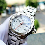 Tag Heuer Aquaracer White Dial Watch for Men - WAY2013.BA0927