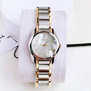 Tissot T Wave Mother of Pearl Dial Two Tone Steel Strap Watch for Women - T023.210.22.117.00