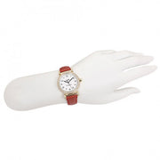 Coach Madison White Dial Red Leather Strap Watch for Women - 14502400