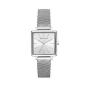 Armani Exchange Lola Quartz Silver Dial Silver Mesh Strap Watch For Women - AX5800