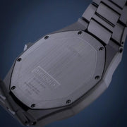 D1 Milano Ultra Thin Blue Dial Gray Steel Strap Watch for Men - D1-UTBJ12