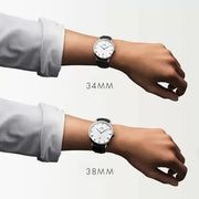 Daniel Wellington Dapper Cornwall White Dial Blue Nylon Strap Watch For Men - DW00100262