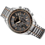 Hugo Boss Driver Sport Chronograph Grey Dial Two Tone Steel Strap Watch for Men - 1513094