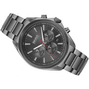 Hugo Boss Distinct Chronograph Grey Dial Grey Steel Strap Watch for Men - 1513858