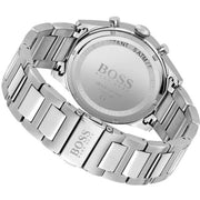 Hugo Boss Pioneer Chronograph Blue Dial Silver Steel Strap Watch for Men - 1513867
