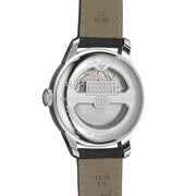 Tissot Le Locle Powermatic 80 Silver Dial Black Leather Strap Watch For Men - T006.407.16.033.00