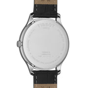 Tissot T Classic Tradition Quartz Black Dial Black Leather Strap Watch For Men - T063.610.16.058.00