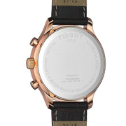 Tissot T Classic Tradition Chronograph White Dial Brown Leather Strap Watch For Men - T063.617.36.037.00