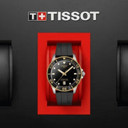Tissot Seastar 1000 Black Dial Black Rubber Strap Watch For Men - T120.410.27.051.00