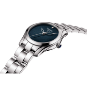 Tissot T Wave Donna Blue Dial Silver Steel Strap Watch For Women - T112.210.11.041.00