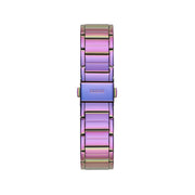 Guess Fusion Chronograph Purple Dial Purple Steel Strap Watch for Women - GW0552L4