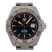 Tag Heuer Aquaracer Calibre 5 Bamford Limited Edition Black Dial Grey Steel Strap Watch for Men - WAY208C.FC6383