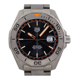 Tag Heuer Aquaracer Calibre 5 Bamford Limited Edition Black Dial Grey Steel Strap Watch for Men - WAY208C.FC6383