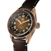 Tag Heuer Autavia Brown Dial Brown Leather Strap Watch for Men - WBE5191.FC8276
